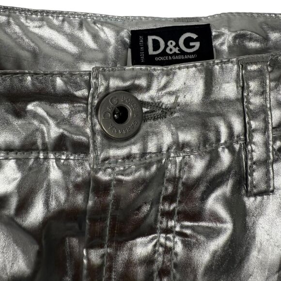 dg metallic silver mini skirt - Picture 4 of 6